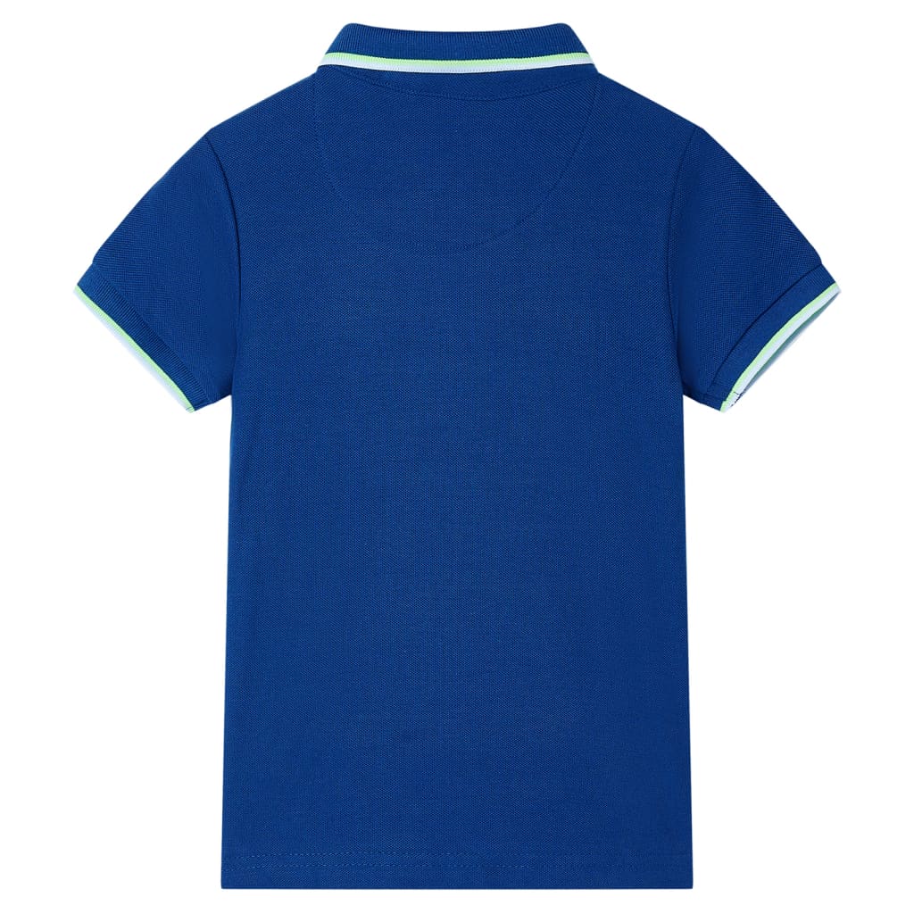 Kinderpoloshirt 116 donkerblauw