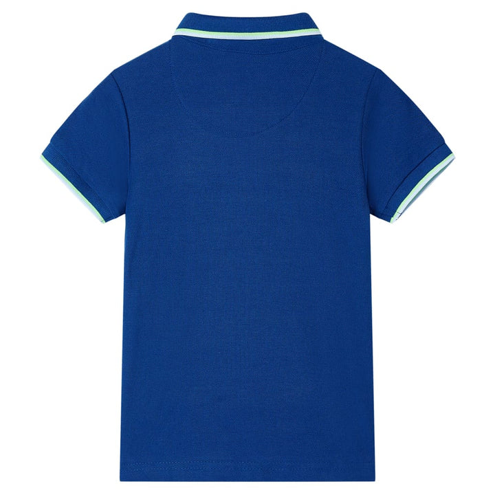 Kinderpoloshirt 116 donkerblauw