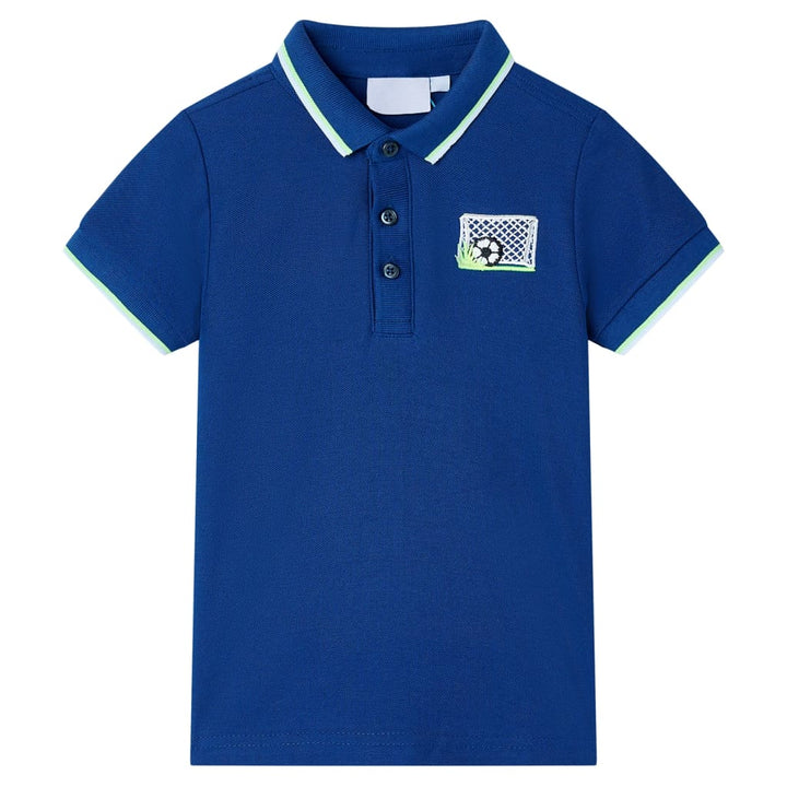 Kinderpoloshirt 140 donkerblauw