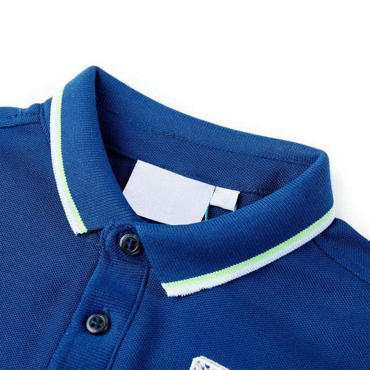 Kinderpoloshirt 140 donkerblauw