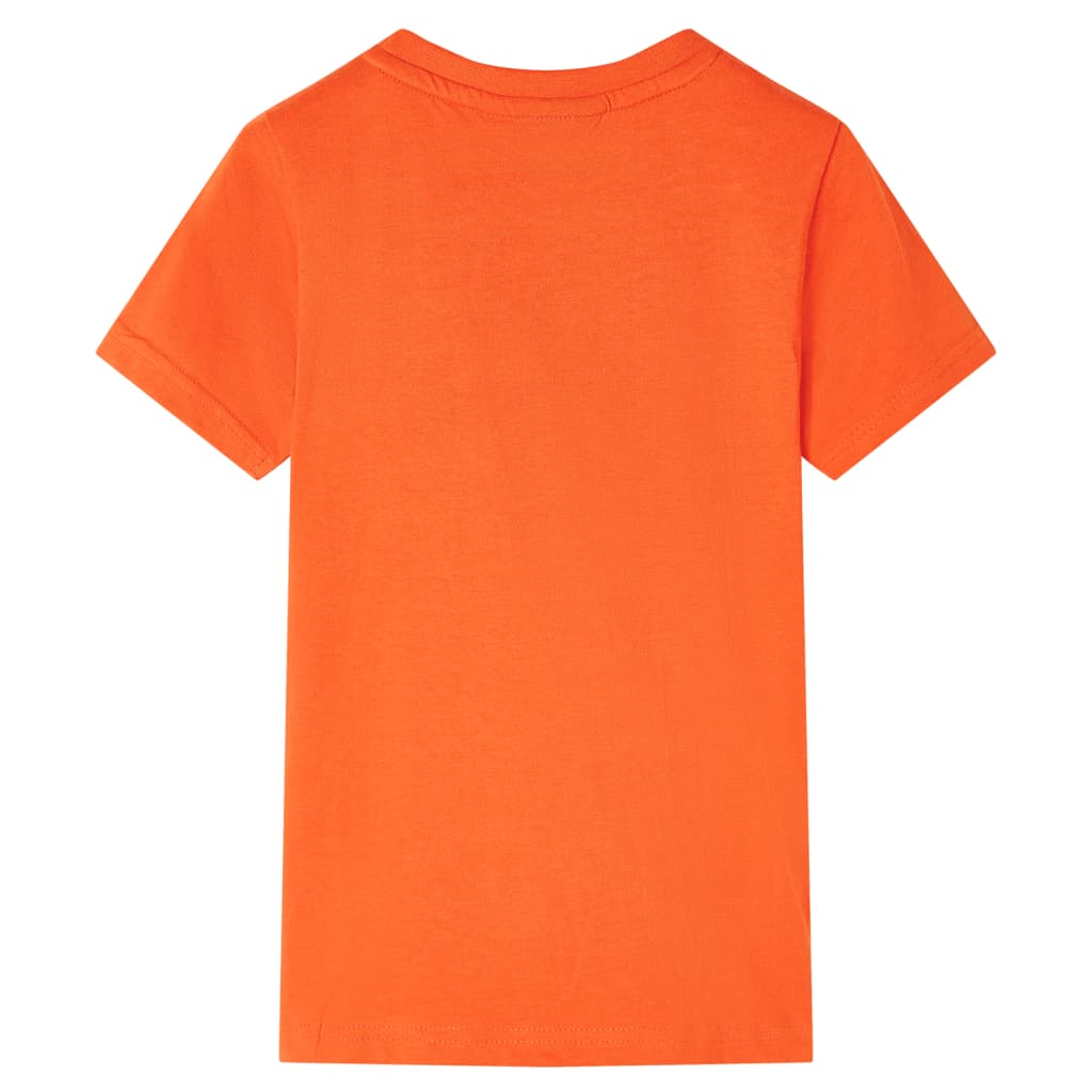 Kindershirt 92 donkeroranje