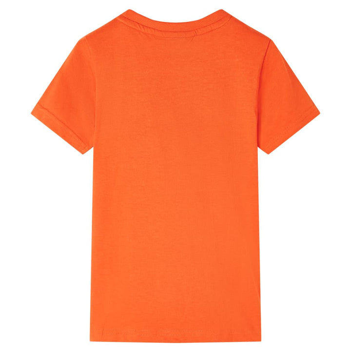 Kindershirt 92 donkeroranje