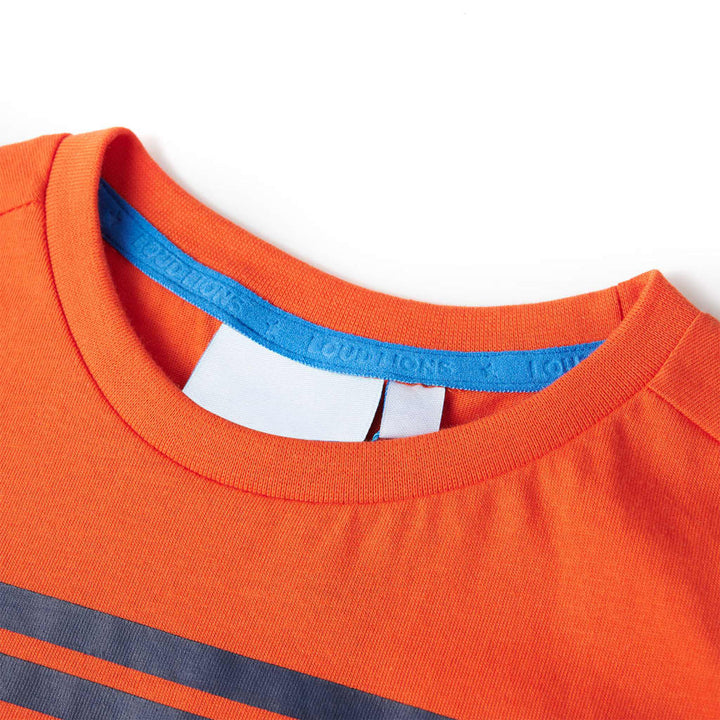 Kindershirt 92 donkeroranje