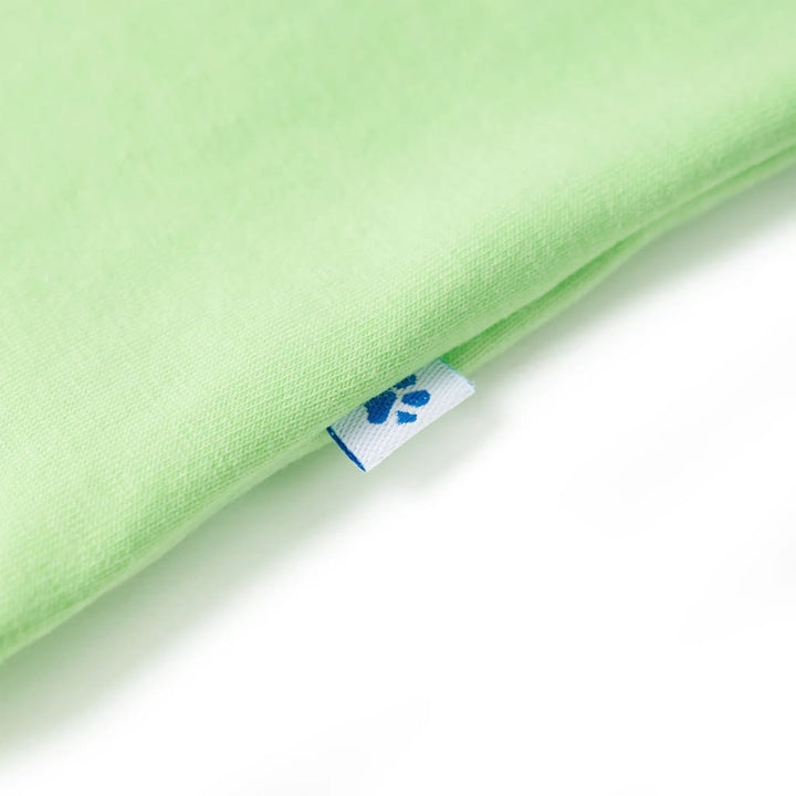 Kindershirt 92 neongroen