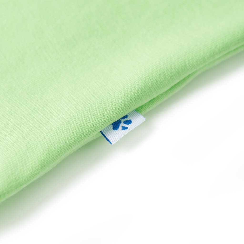 Kindershirt 104 neongroen