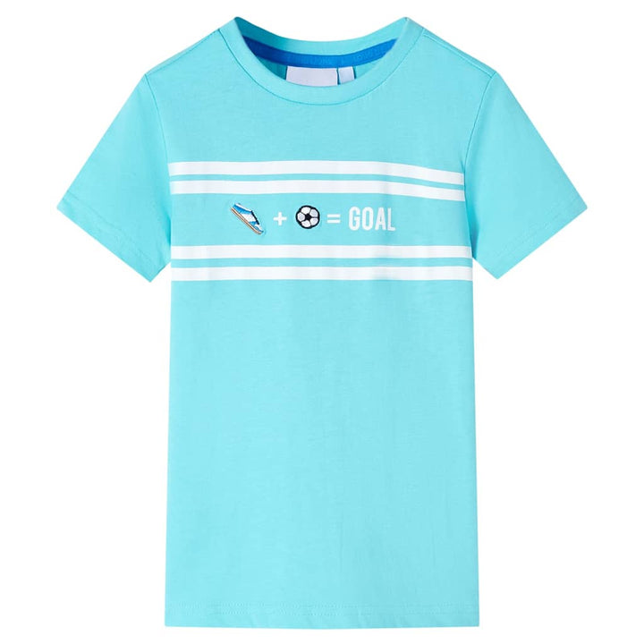 Kindershirt 104 zeeblauw