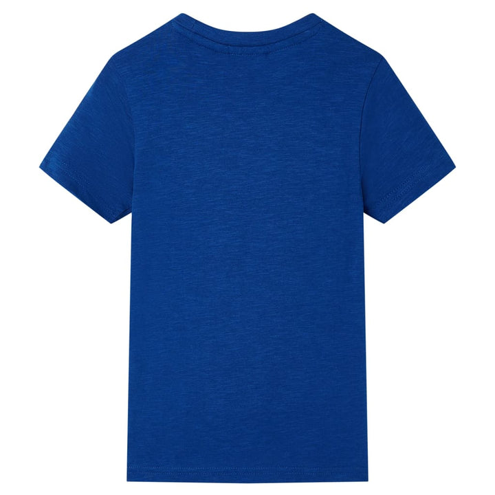 Kindershirt 104 donkerblauw