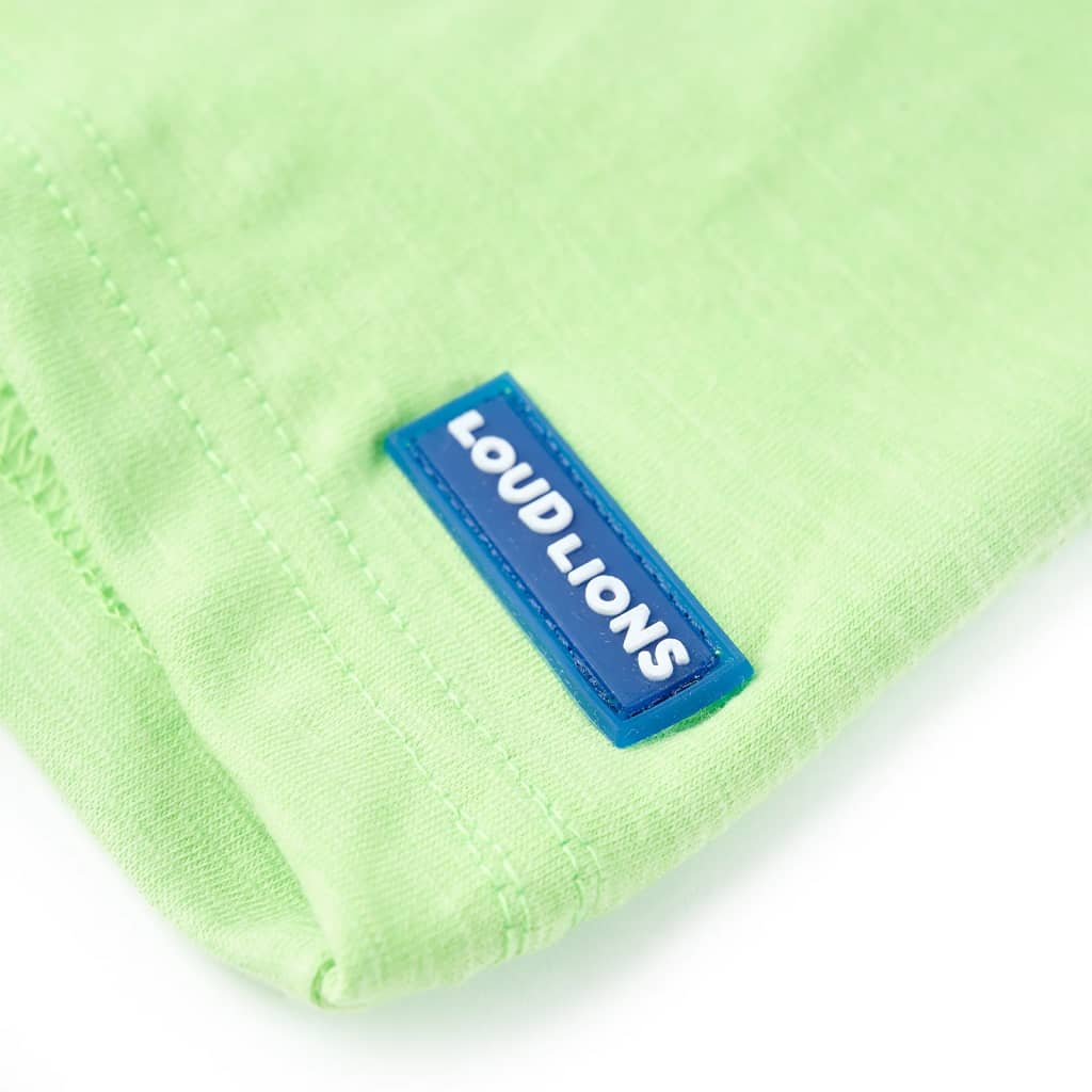 Kindershirt 104 neongroen