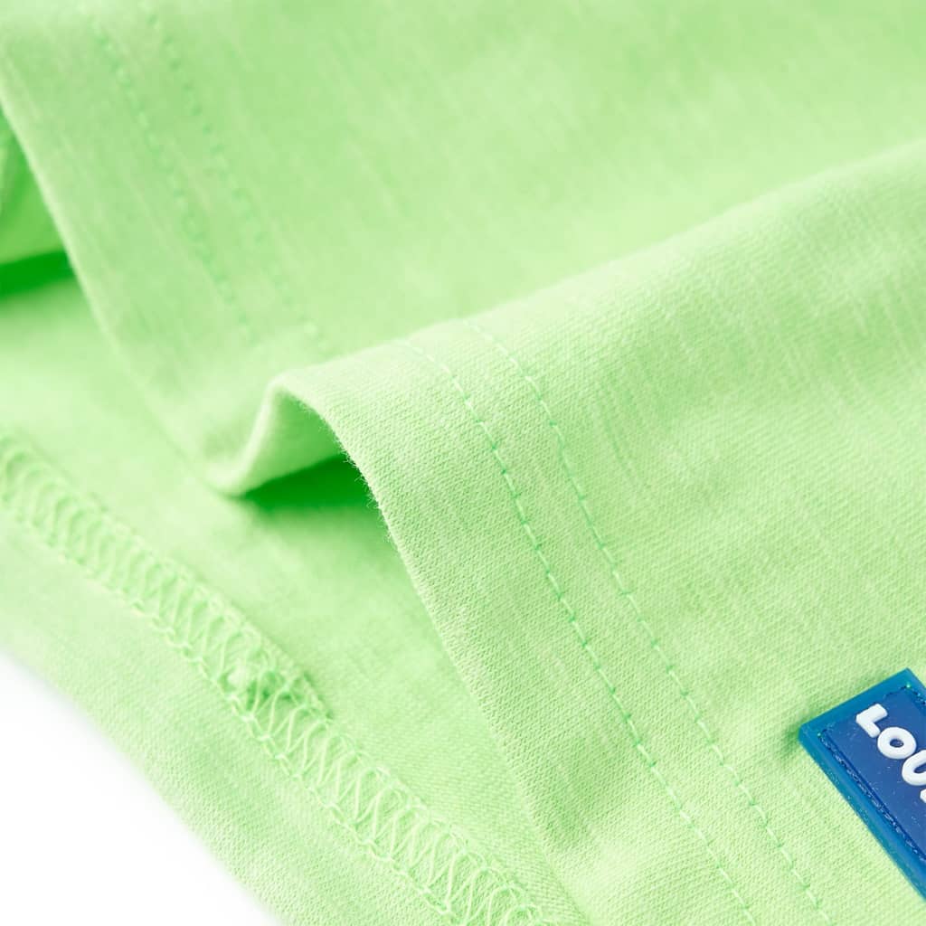 Kindershirt 104 neongroen