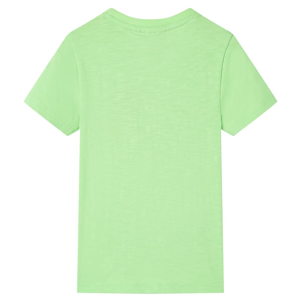 Kindershirt 116 neongroen