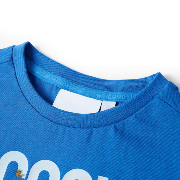 Kindershirt 128 blauw