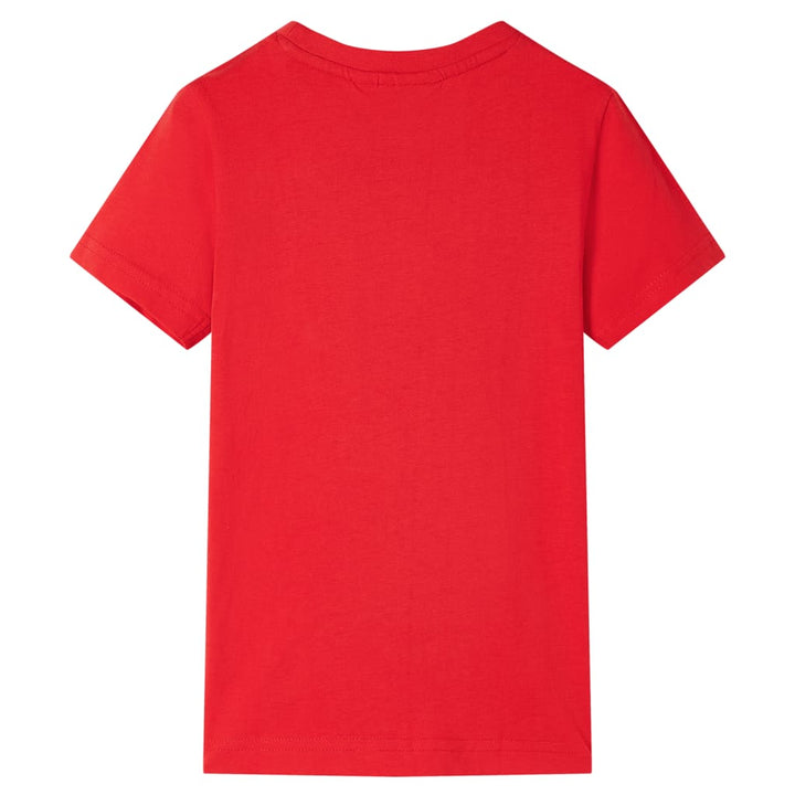 Kindershirt 92 rood