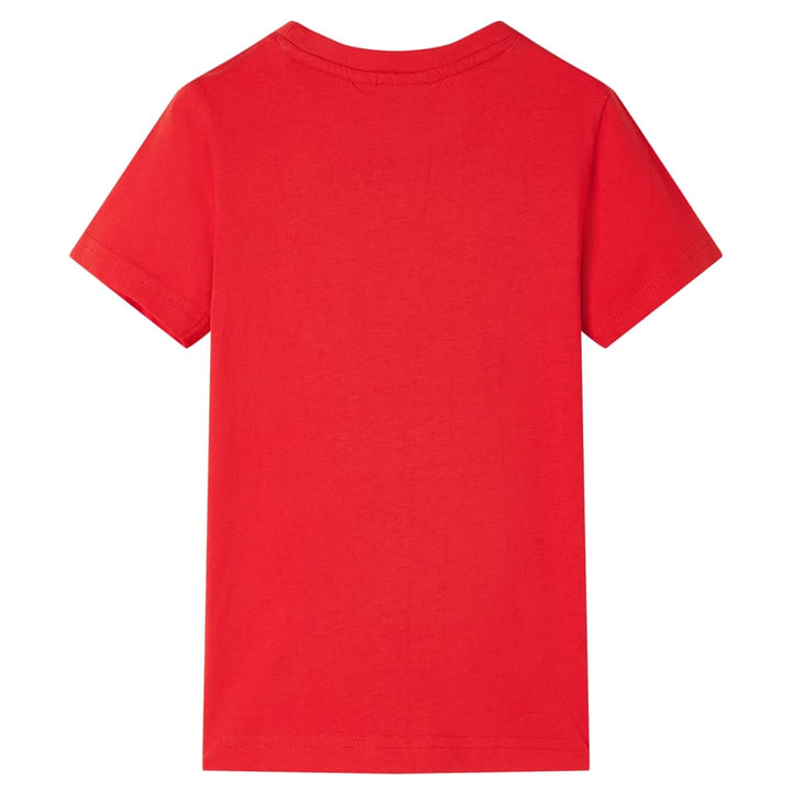 Kindershirt 104 rood