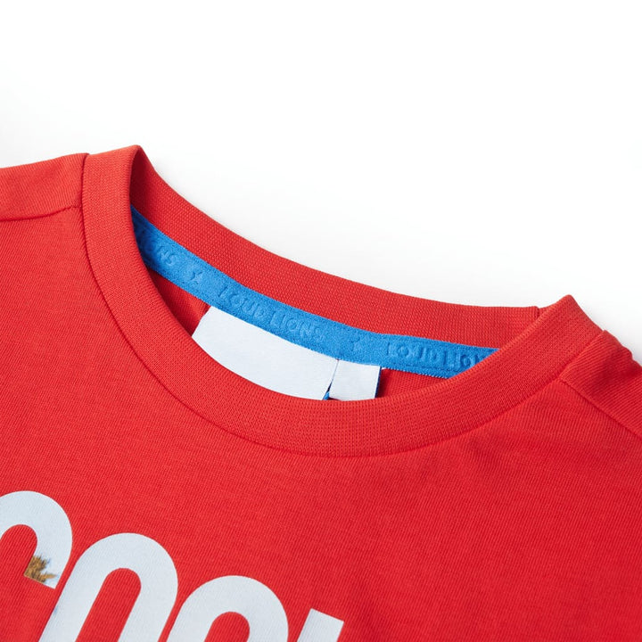 Kindershirt 140 rood