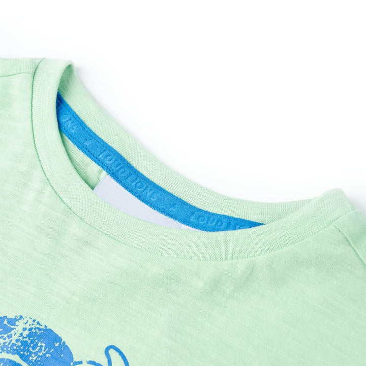 Kindershirt 92 lichtgroen