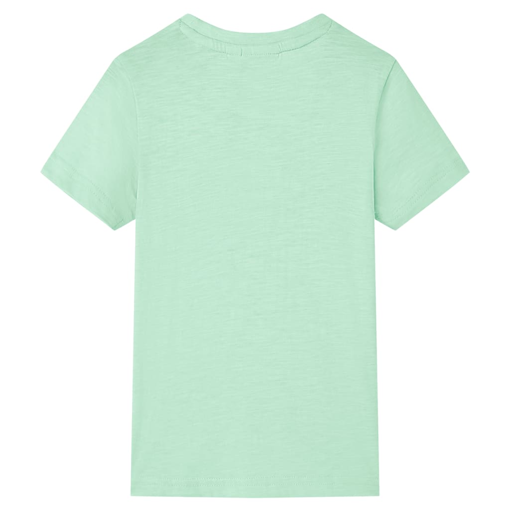 Kindershirt 116 lichtgroen