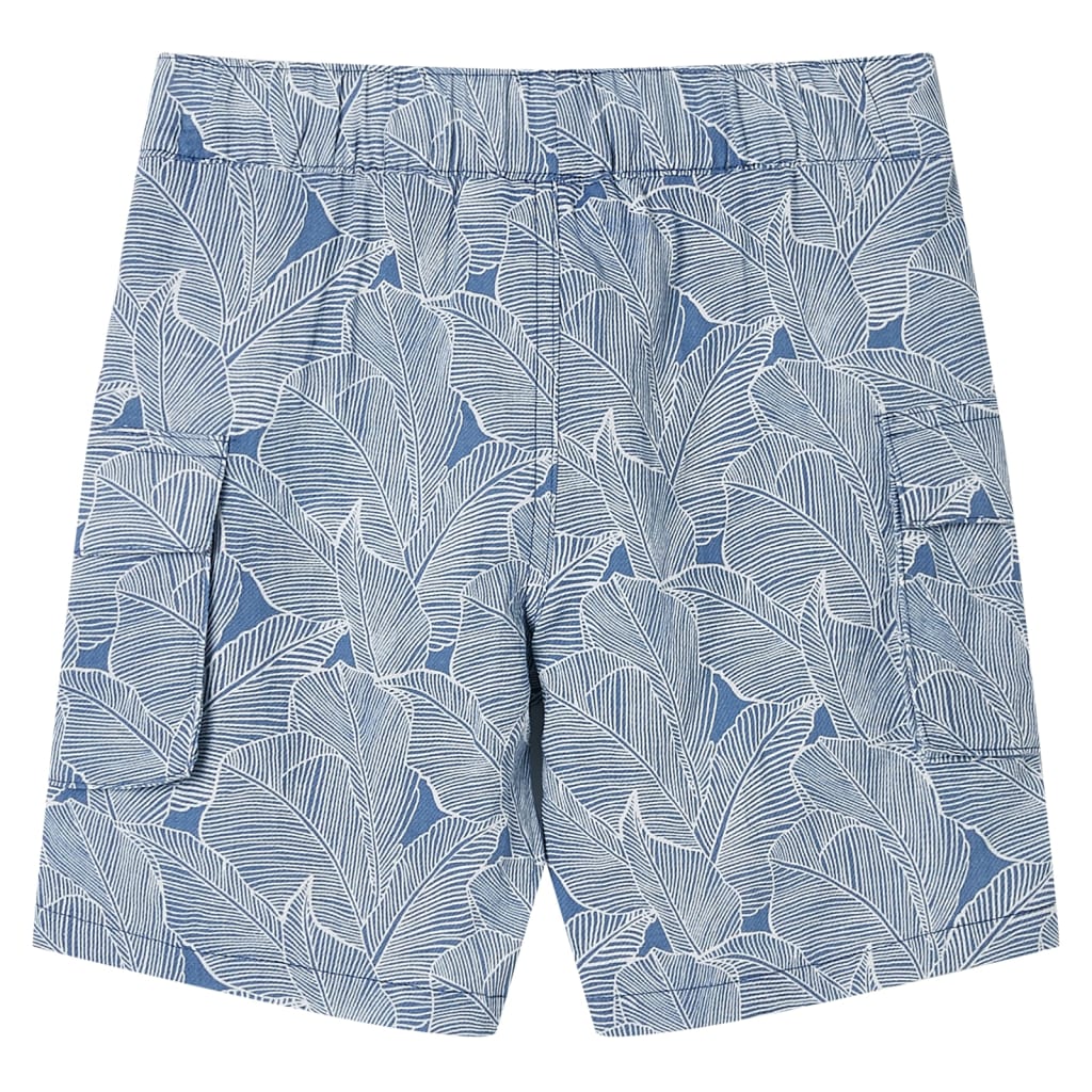 Kindershorts met trekkoord 92 donkerblauw