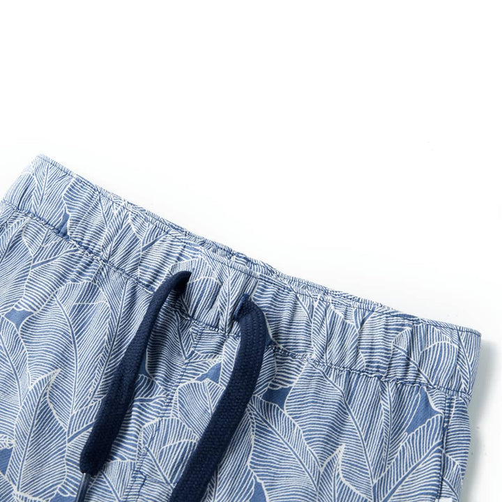 Kindershorts met trekkoord 92 donkerblauw