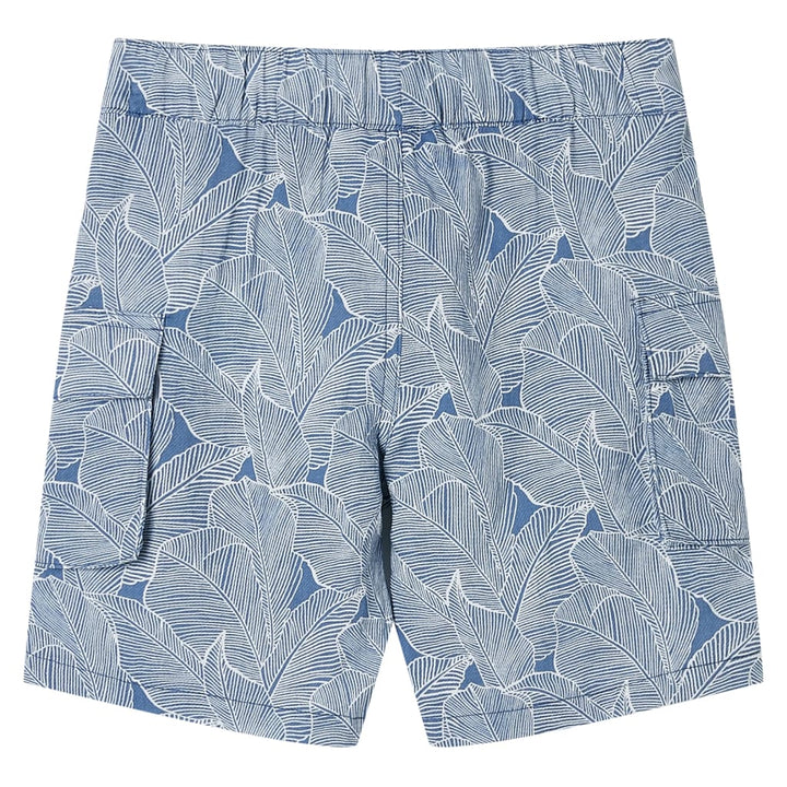 Kindershorts met trekkoord 104 donkerblauw