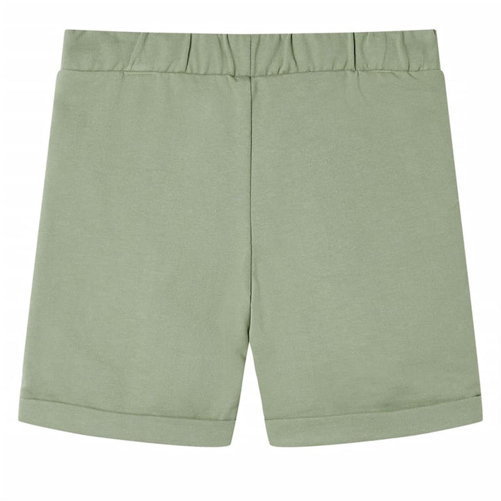 Kindershorts met trekkoord 104 lichtkaki