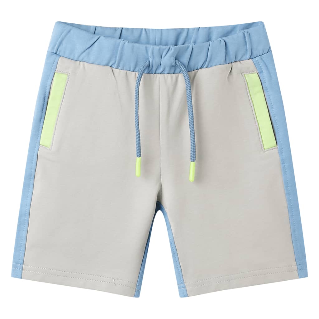 Kindershort met trekkoord 116 blauw