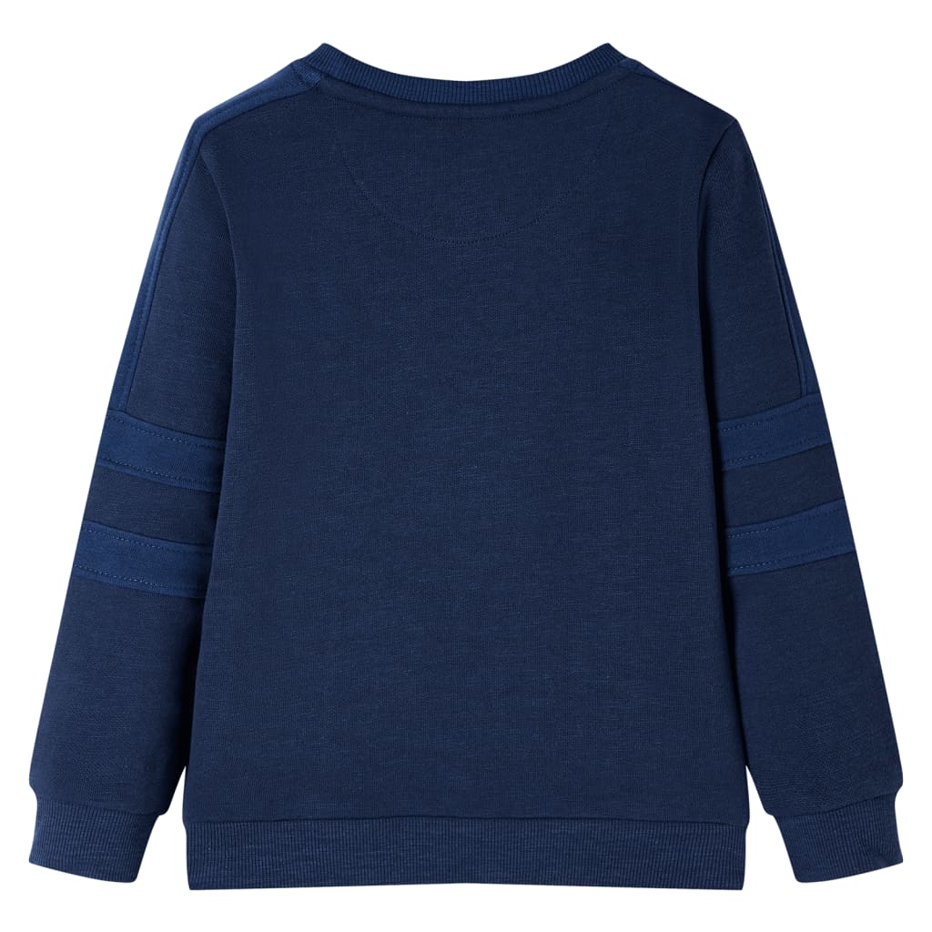 Kindertrui 92 gemøªleerd marineblauw