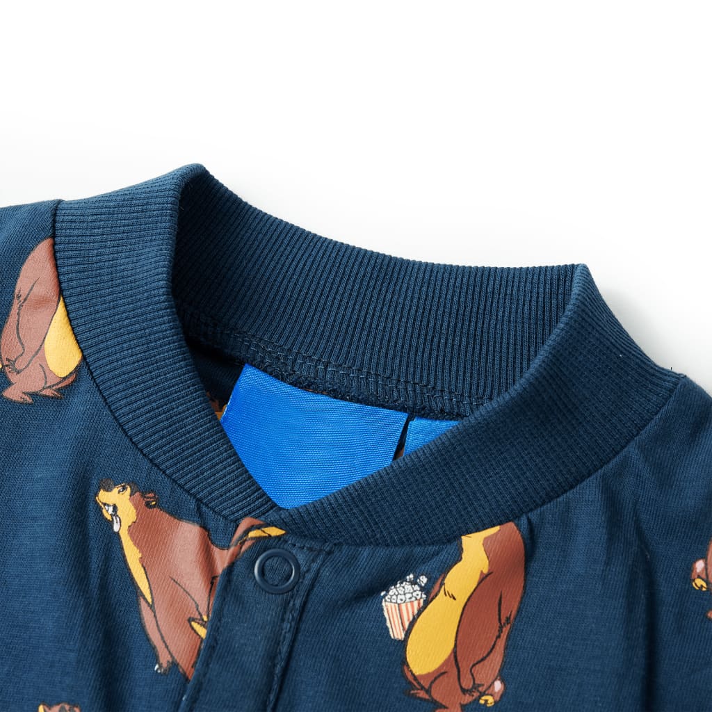 Kinderonesie 116 blauw