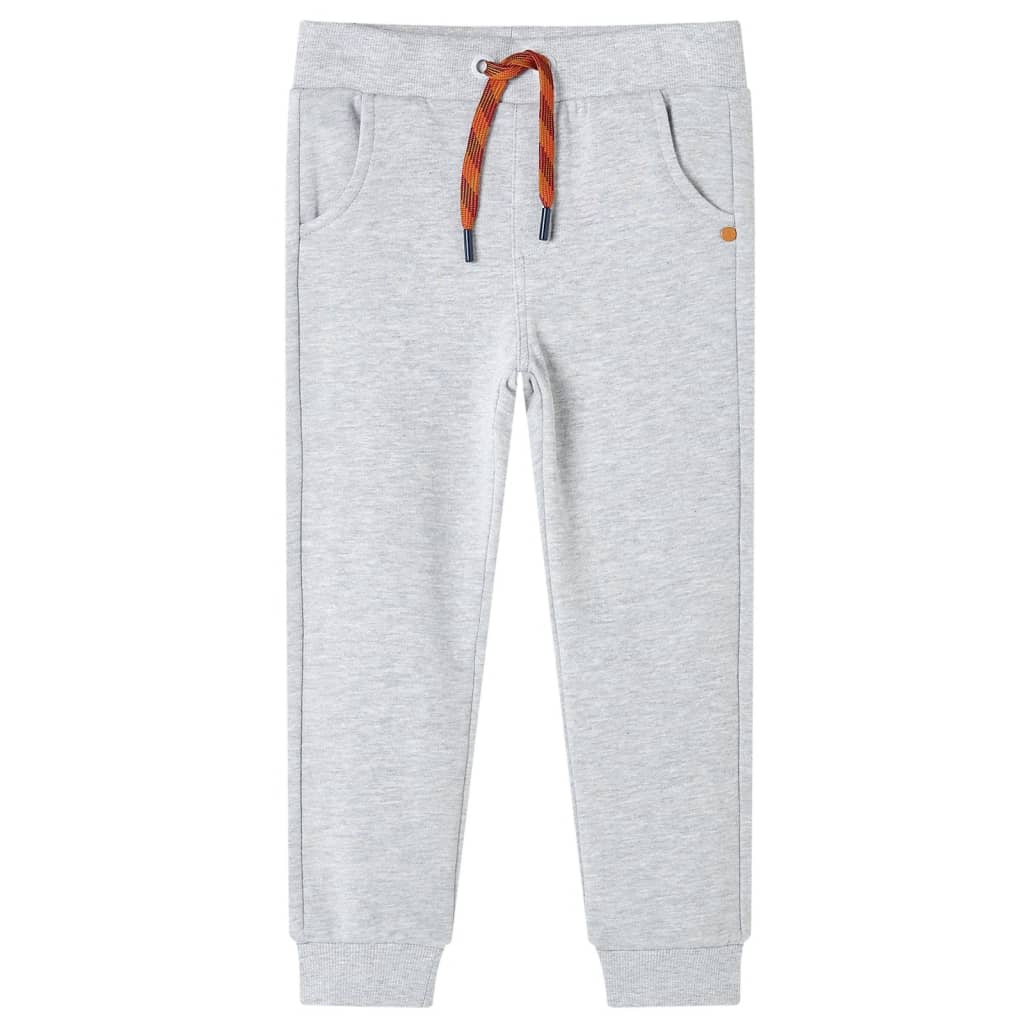 Kinderjoggingbroek 104 gemøªleerd grijs