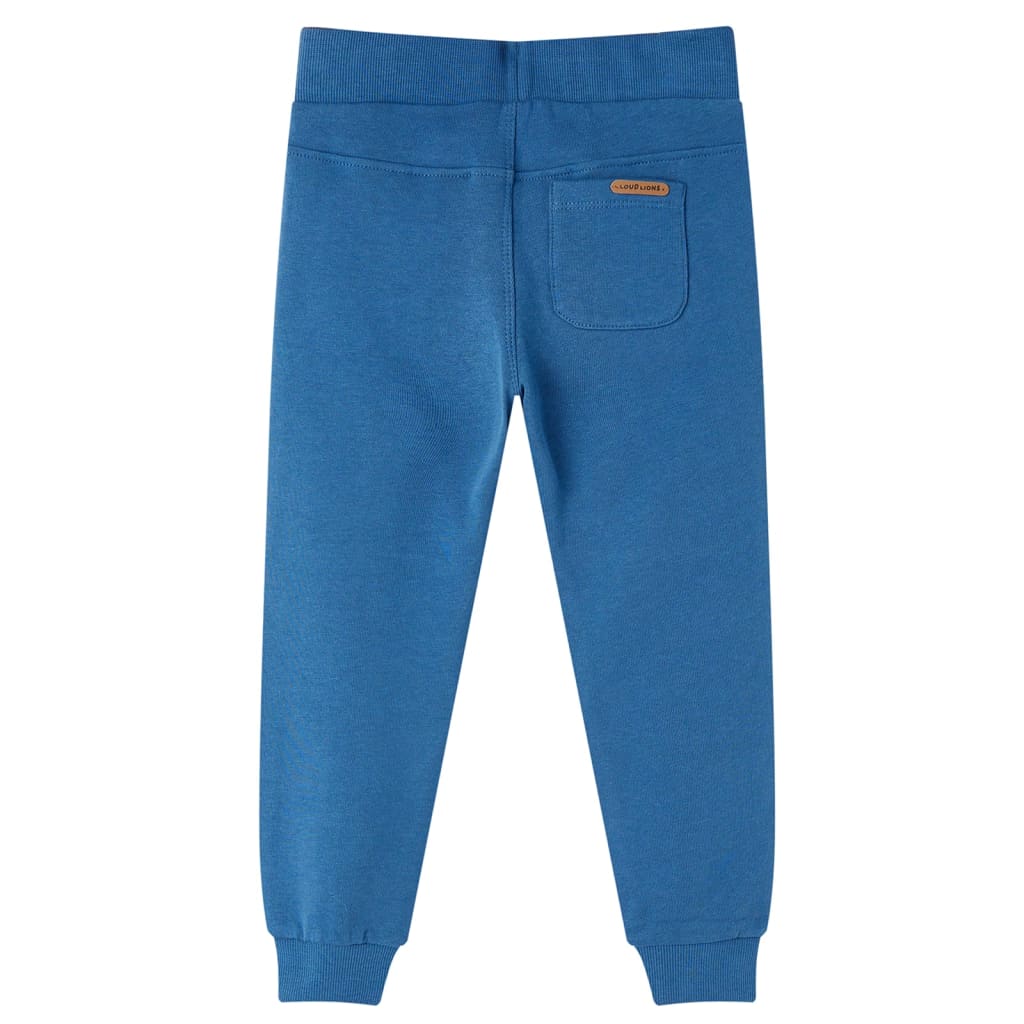 Kinderjoggingbroek 116 blauw