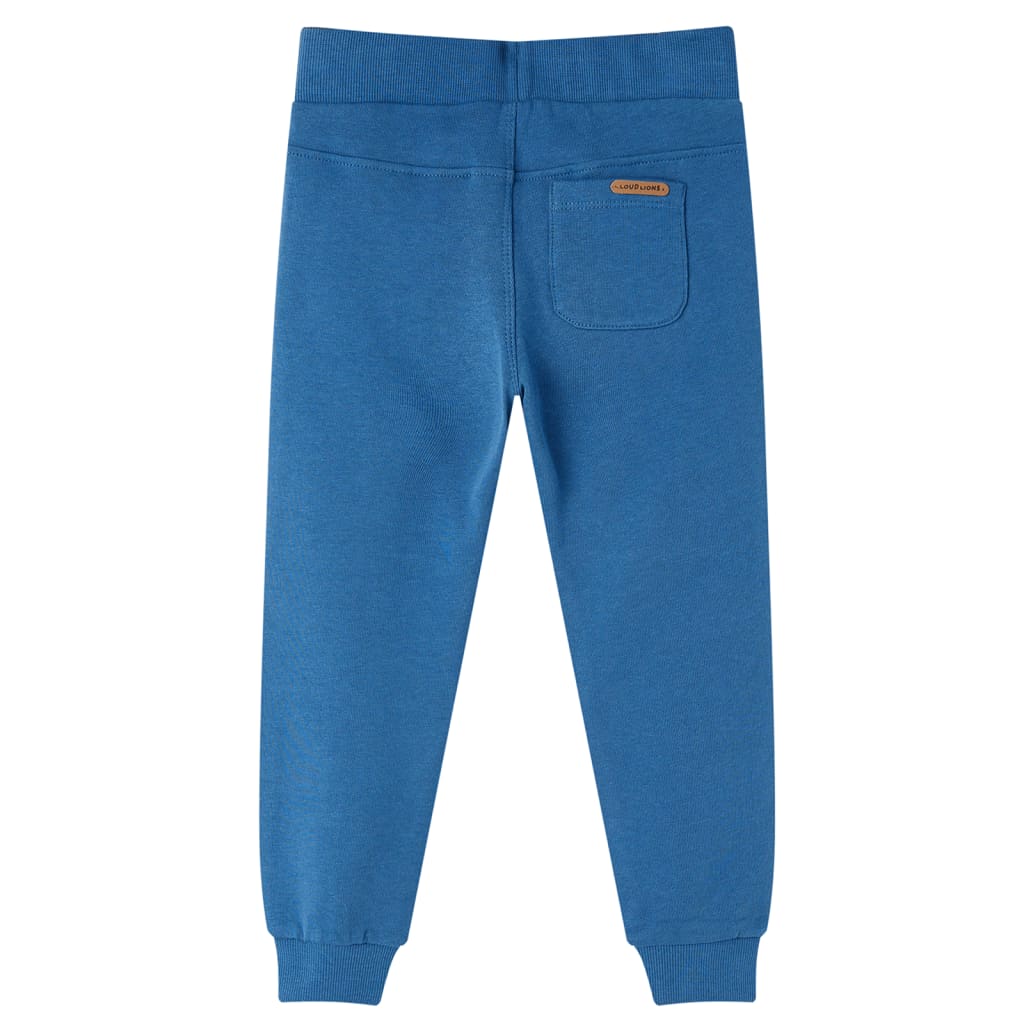 Kinderjoggingbroek 140 blauw