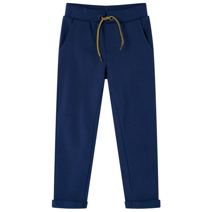 Kinderbroek met trekkoord 92 marineblauw