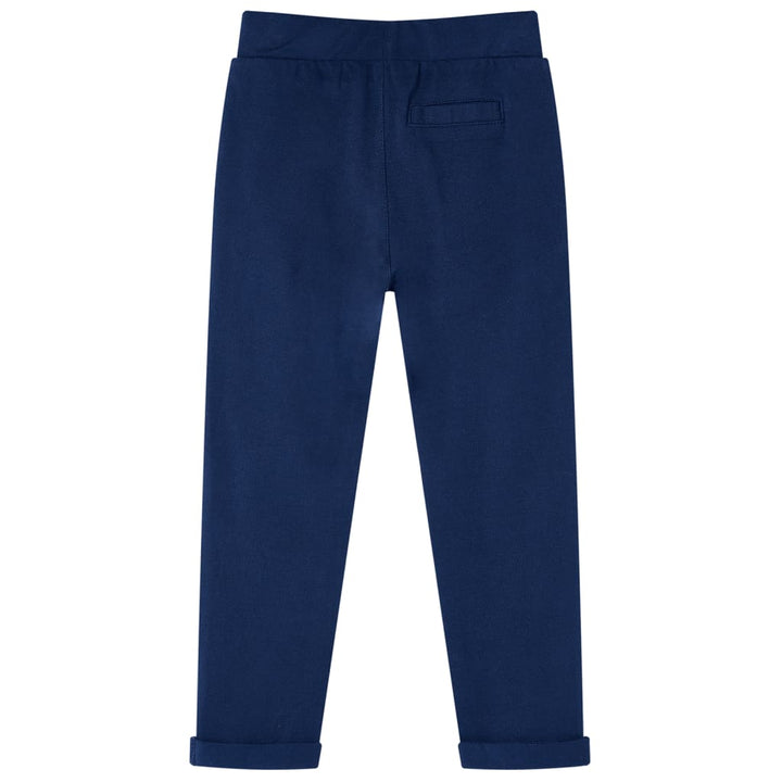 Kinderbroek met trekkoord 92 marineblauw