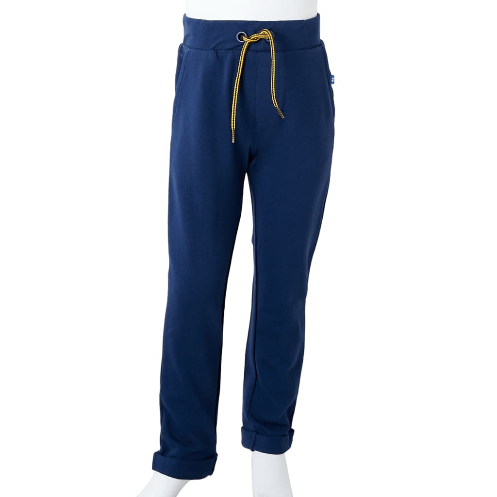 Kinderbroek met trekkoord 92 marineblauw