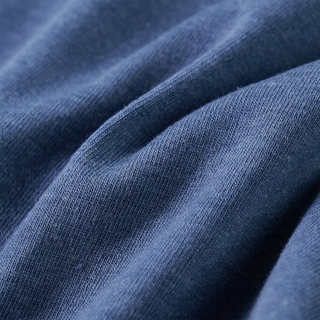 Kindershirt met lange mouwen 128 gemøªleerd blauw