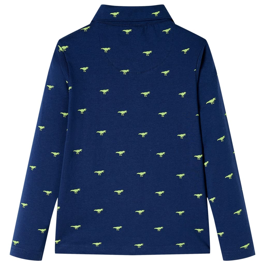 Kindershirt 92 marineblauw