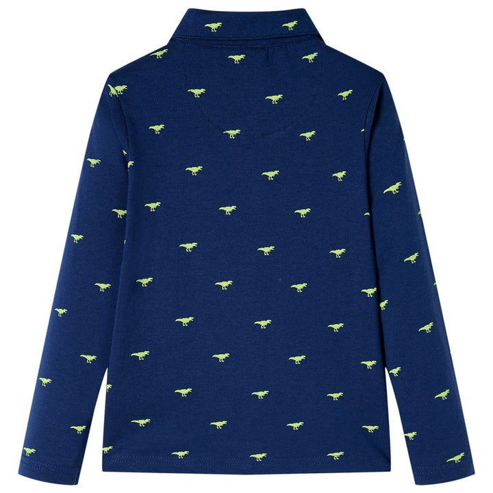 Kindershirt 92 marineblauw