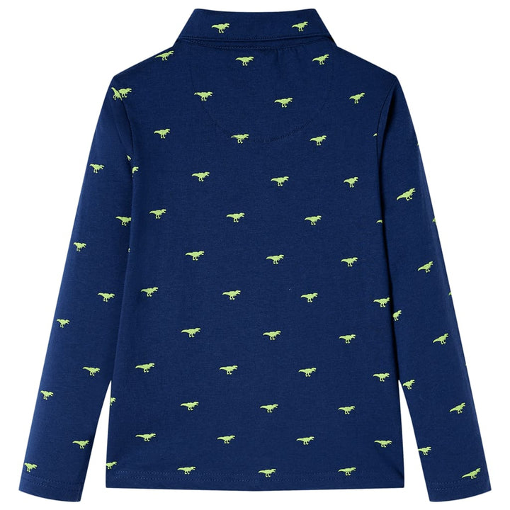 Kindershirt 104 marineblauw