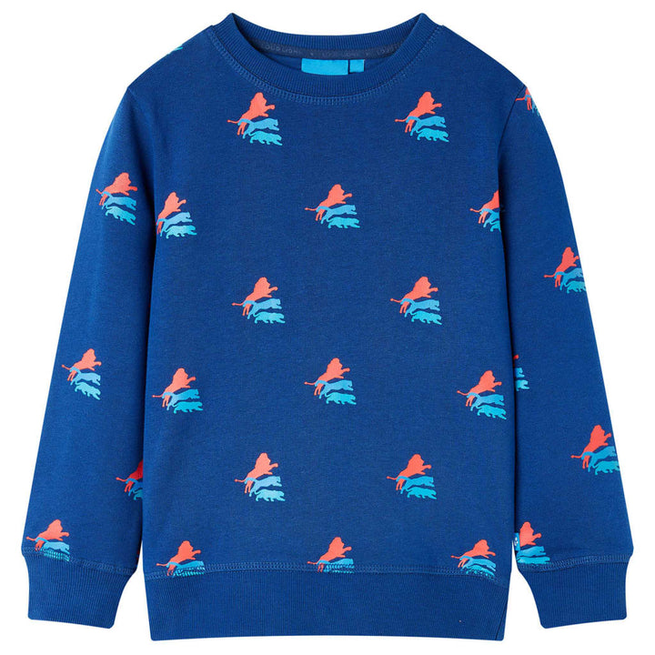 Kindertrui 140 donkerblauw