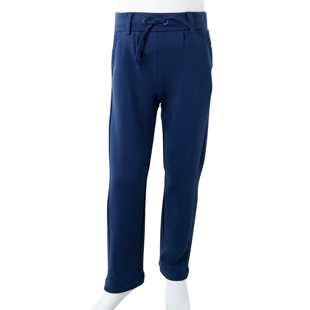 Kinderbroek met trekkoord 92 marineblauw