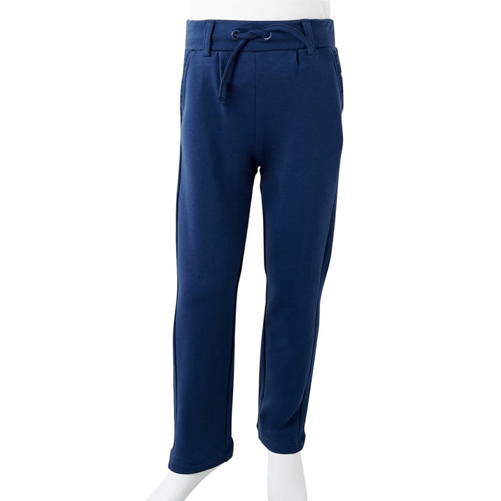 Kinderbroek met trekkoord 104 marineblauw