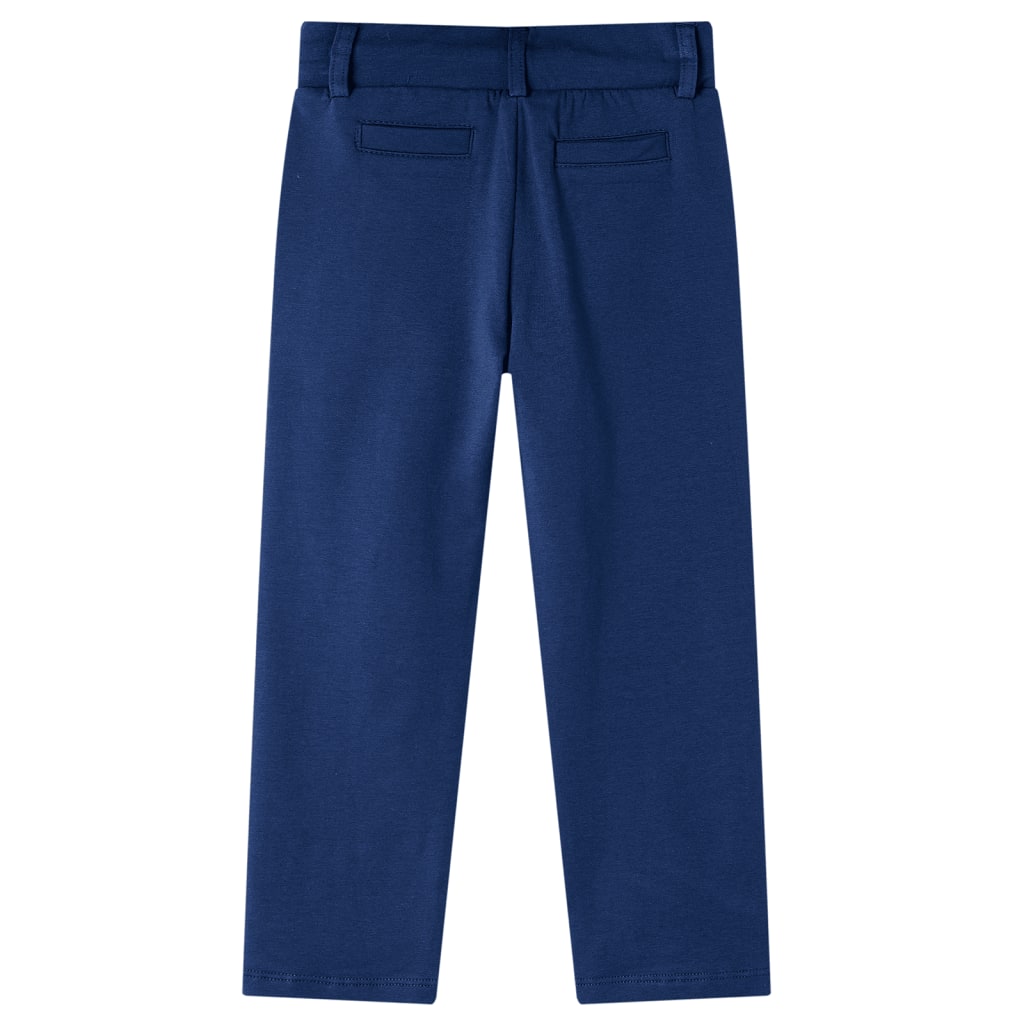 Kinderbroek met trekkoord 116 marineblauw