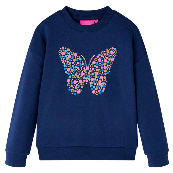 Kindertrui 140 marineblauw