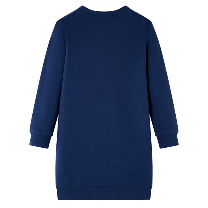 Kinderjurk 92 marineblauw