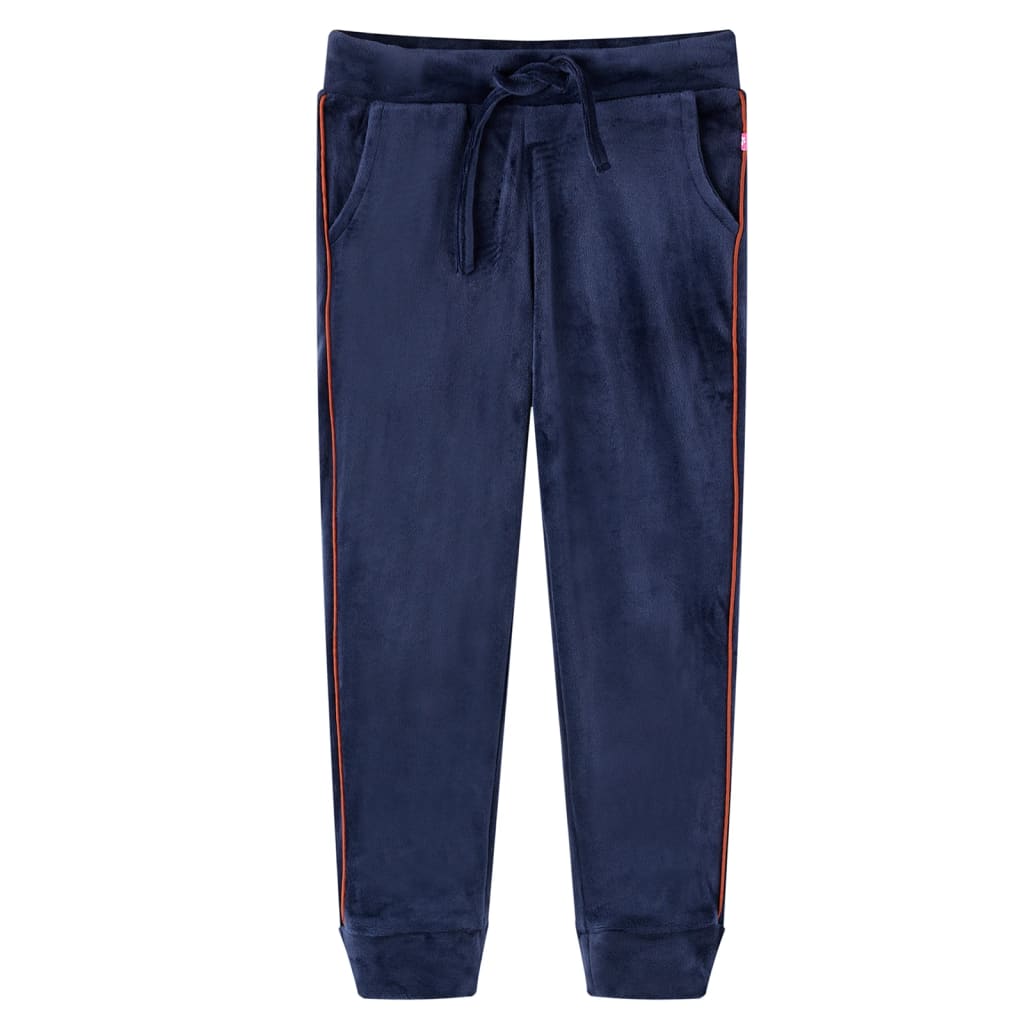 Kinderjoggingbroek 92 marineblauw