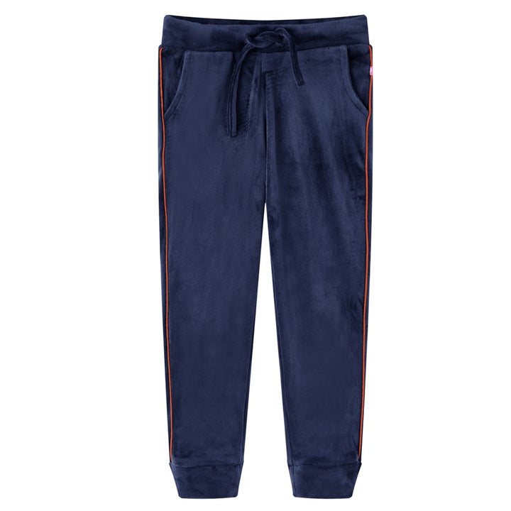 Kinderjoggingbroek 116 marineblauw