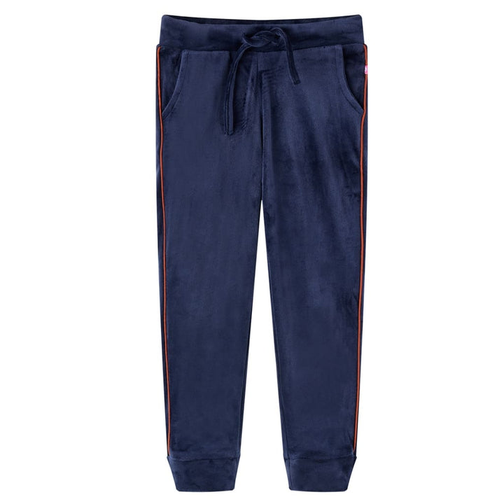 Kinderjoggingbroek 140 marineblauw