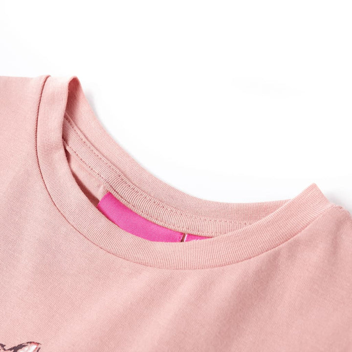 Kindershirt met lange mouwen 92 roze