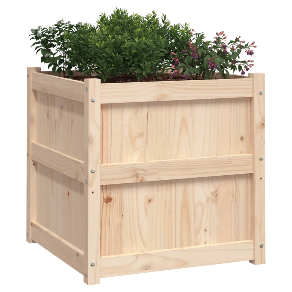 Plantenbak 60x60x60 cm massief groenhout