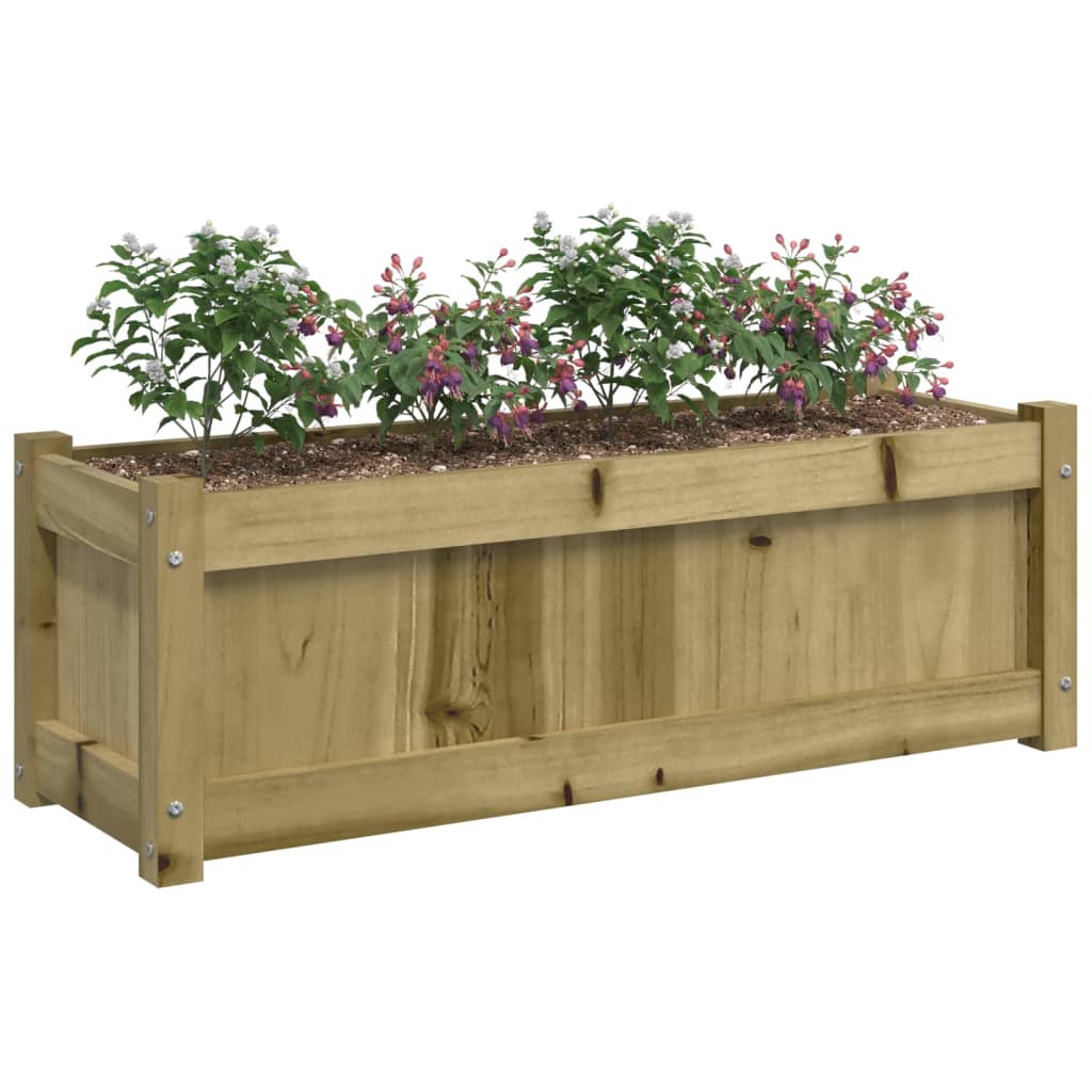 Plantenbak 90x31x31 cm geïmpregneerd grenenhout