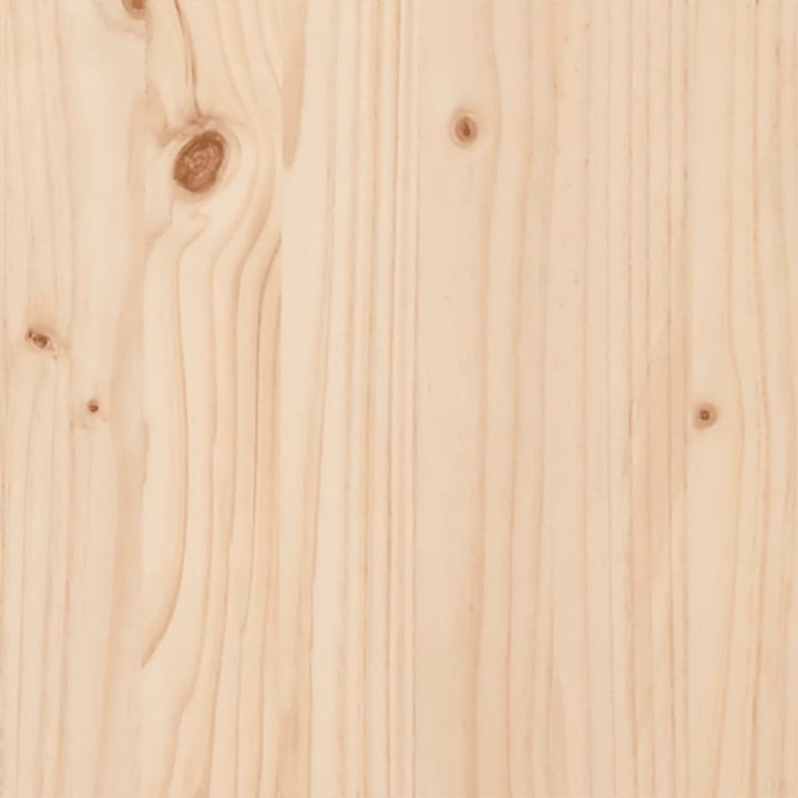 Tuinvoetenbank met kussen massief grenenhout